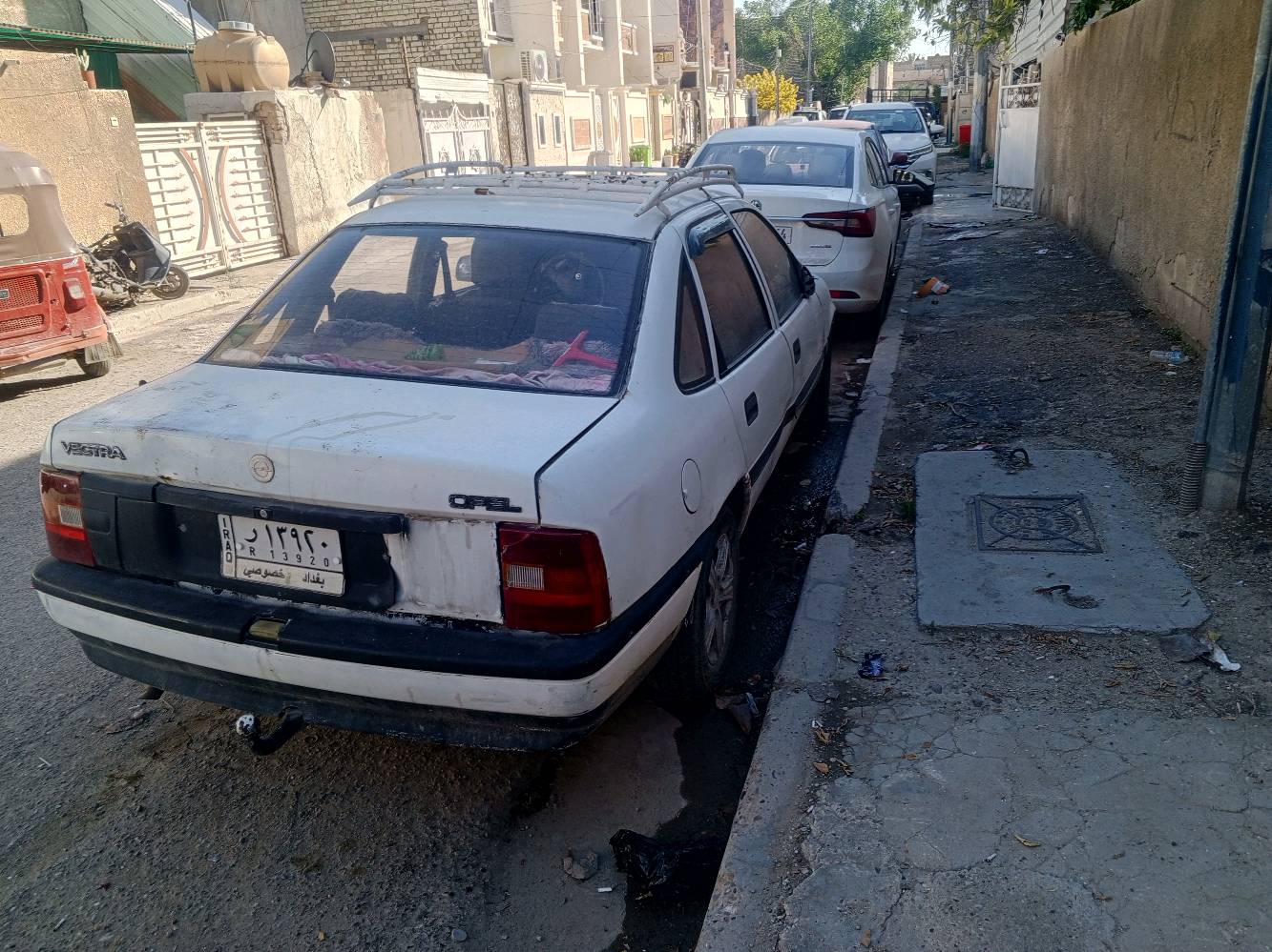 أوبل فكترا كير عادي بغداد باسمي سنويه بدون تبريد موديل 1990 مشروع وطني السعر 30ورقه العنوان بغداد الكاظميه الدولعي