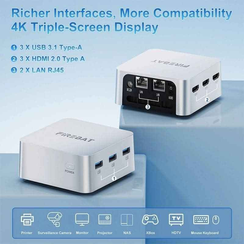 mini pc بۆ فڕۆشتن
New
Cpu:Intel N100 12genarition
Gpu:IntelUHD Graphics
Ram:16GB PDDR5
Hard:512GB M.2 2242 SSD PCI-E/NVMe
Graghic Screen:4K 60HZ Resolution & Triple Screen Display
Windows:Windows 11 Pro Orginal

دۆخ: نوێ أربيل, العراق


**إذا كنت صاحب هذا الإعلان وتريد حذفه لأي سبب، رجاءا أرسل رسالة إلى الدعم الفني**