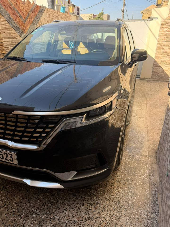 السلام عليكم البيع كيا كرنفال موديل 22  رقم بغداد مشروع وطني وارد كوري كاز فول 1 على  1 حادث جاملغ خلفي بدون دواخل ماشيه 64 ألف  مكاني بغداد البلديات السعر 21 السياره جاهزة صدر أمامي وخلفي جديد تخم تاير محرك 4 سلندر كاز رقم الهاتف ***********
