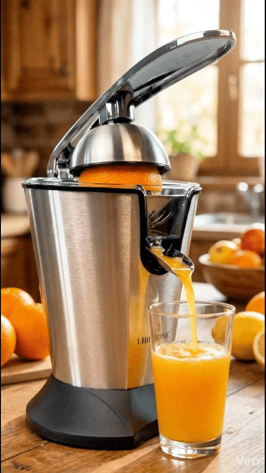 هاي معصارة ليبرونك الكهربائية تسوي الشغل عنك بثواني

ضغط بسيط وتشتغل تلقائيًا ⚡

محرك قوي 160 واط يعصر بسرعة ويطلع كل العصير

جسم ستانلس ستيل أنيق ويعيش وياك فترة طويلة

مخروطين لأحجام مختلفة من البرتقال والليمون

فلتر يفصل البذور واللب حتى يطلع العصير نقي

سعة 500 مل تكفيك وتكفي العائلة

اختصار وقت + طعم منعش + فائدة صحية 💚

اطلبها هسه وخلي عصيرك دايمًا فريش 🍹🔥

للتواصل *********** أو في الماسنجر #fypシ #fypシ゚viralシ #fypシ゚viralシfypシ゚ #viralvideoシ #viralreelschallenge #توصيل لكل محافظات العراق
