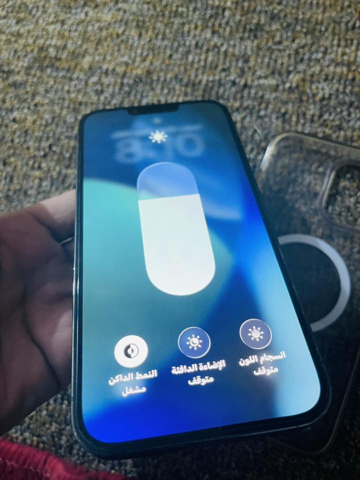 13 برو ماكس 256 بطاريه 83 بلاديه مسج شاشه فقط كلا شغال صوت اتصال فيس ايدي شغال كامره تخبل مابي اي عطل للبيع مكاني بابل محاويل ***********
