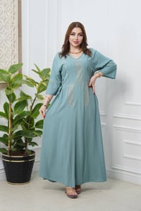 دشداشة نسائي • خامة كشمير • مقاسات 2XL-5XL