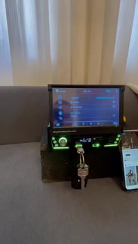 مسجل شاشه قلاب اندرويد يحتوي على فلاش  بلوتوث  كار بلي  فلاش  رام مناف...