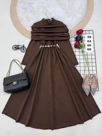 فستان كلوش • قياسات بالصور • نسائي