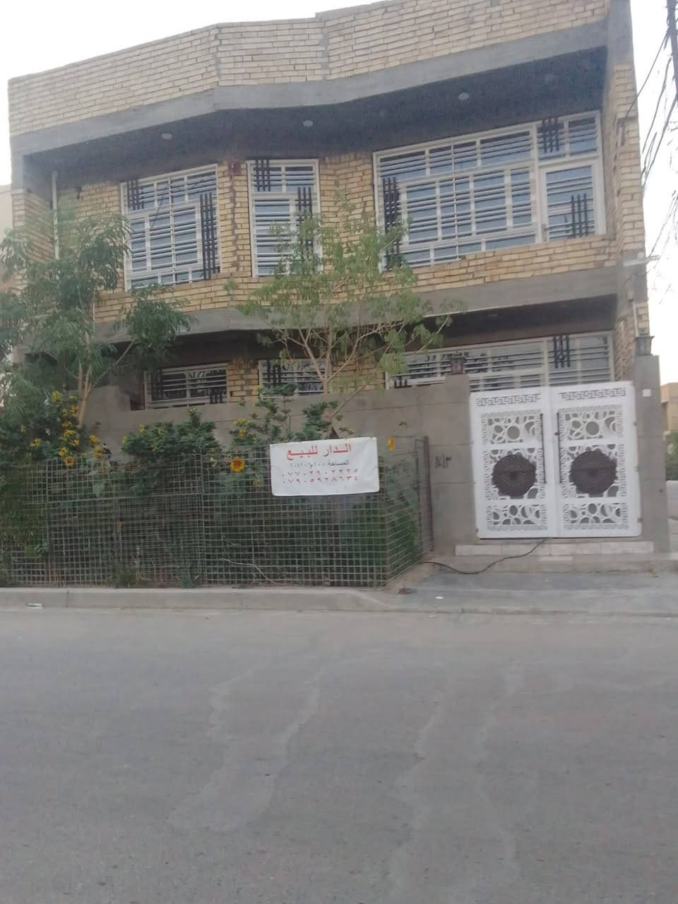 دار للبــــــــــــــــــــــــــــــــيع

100 متر مربع ركن زراعي

طابقين وبيتونة

الزعفرانية ألأربع شوارع_-خلف دائرة المجاري نهاية شارع ألأمام علي (ع)

للاستفسار أكثر أرقام صاحب الدار ***********_***********
