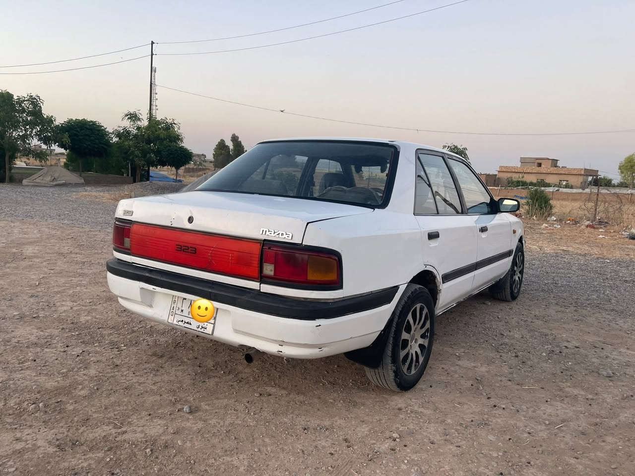 السلام عليكم مازدا موديل 1990 شرط كير ومحرك 323 مكفوله كفاله عامه تحويل ثاني يوم مباشر سنويه ما ساقطه لون ابيض للاستفسار  ***********
