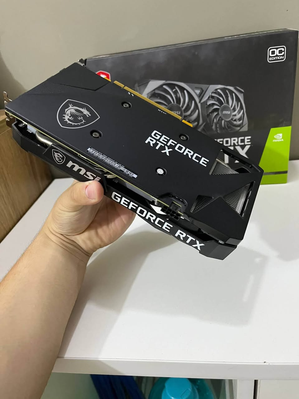 كرت شاشه rtx 3060 msi ventus 2x للبيع
السعر ٣٧٠ مع التوصيل و بيها مجال بسيط


**إذا كنت صاحب هذا الإعلان وتريد حذفه لأي سبب، رجاءا أرسل رسالة إلى الدعم الفني**