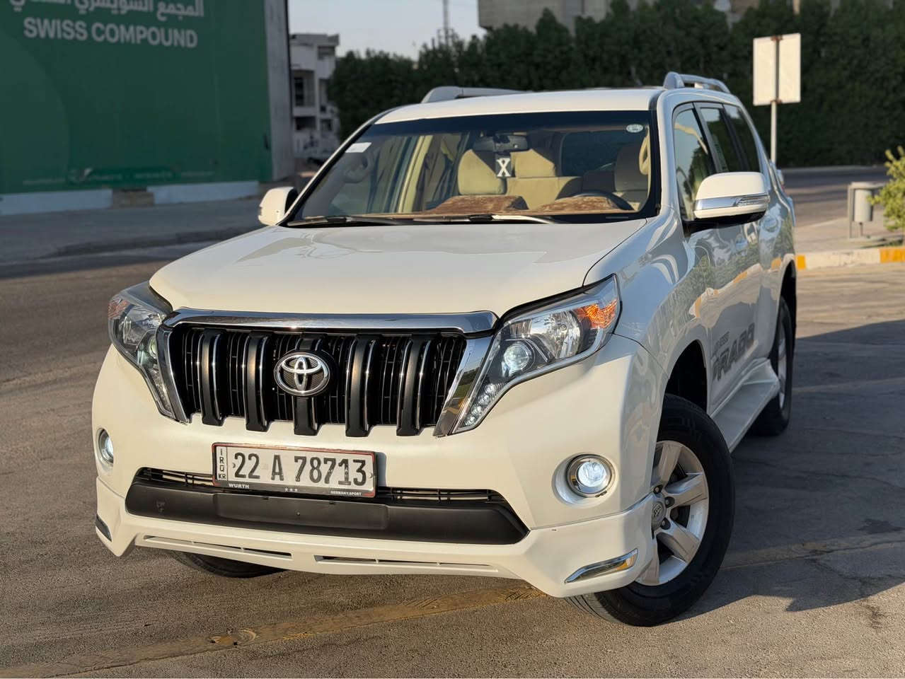 برادو خليجي 2014 TXL
6 سلندر محرك4.0 
ماشيه188 الف كيلو متر 
بيها بنيد صبغ فقط بدون دواخل
بيها بارد شويه بالكصه مال قماره
رقم اربيل هزه وفحص وسنويه جديده 
باسمي وكاله اوتحويل مباشر 
العنونان بغداد الغزاليه
*********** بغداد, العراق

