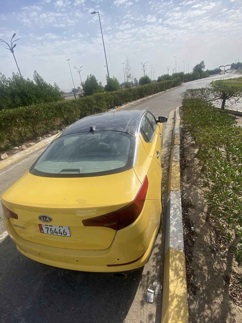 سلام عليكم اوبتما موديل 2013وارد امريكي بنرامه  سياره فول تبريد شغال حداديه جديده بكامنه بغداد سعر 87 وبيه مجال  رقم ***********
