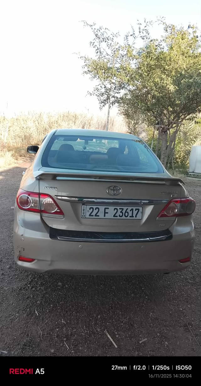 🚗 تويوتا كورولا للبيع

📅 الموديل : 2011 خليجي
💰 السعر : 115 ورقة 
📍 المحافظة : بغداد - اليوسفية 
📞 واتساب / اتصال : ***********
عادل العامري 

📸 الصور مرفقة أدناه

⚠️ الإعلان مسؤولية المالك – يرجى الفحص قبل الشراء
