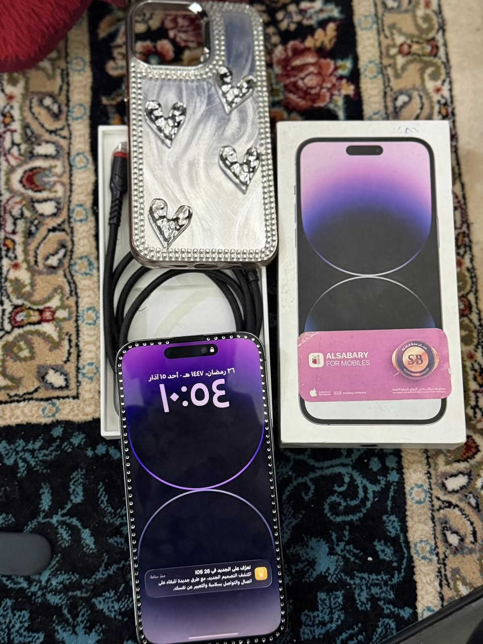 ١٤ برو ماكس ٢٥٦ نظيف كلش بطاريه ٨١  
بس شاشه  مبدله  نوعيه زينه سعر ٦٢٥ وبي مجال
 او  مراوس مكاني بلديات /***********
