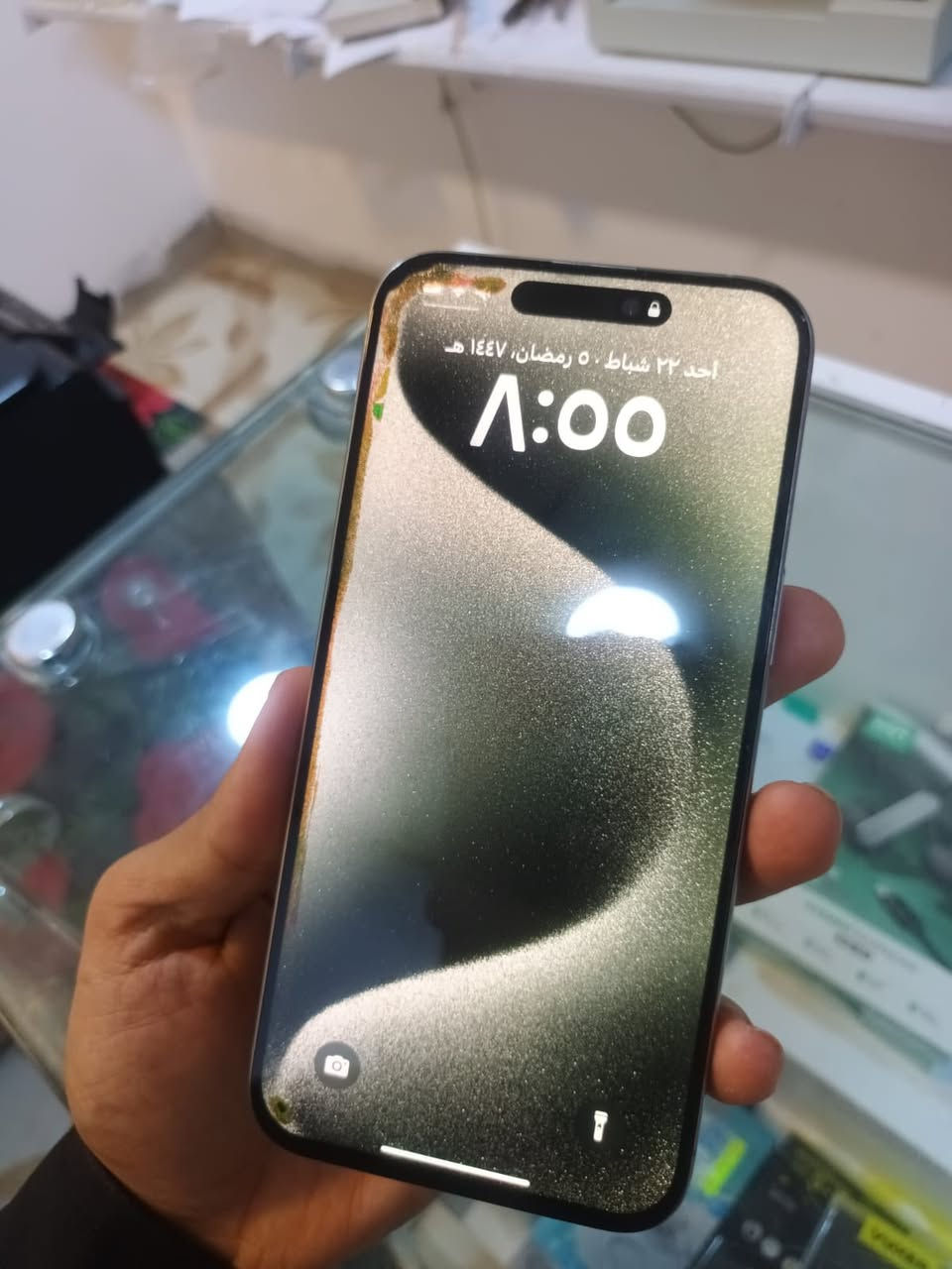 iPhone 15 Pro Max
بطاريه 82
مبدل شاشه اصليه 3خيارات 
نموذج A/A
بيع ومراوسه شعندك نزل 
بي ضربه خفيفه بل شاشه ماتئثر 
الجهاز كله ابلادي شرط 
مفتوح تخطي 
سعر ٦٠٠ومجال بصيط جدا
ومراوسه ويه بوكو x6
رقمي ***********
