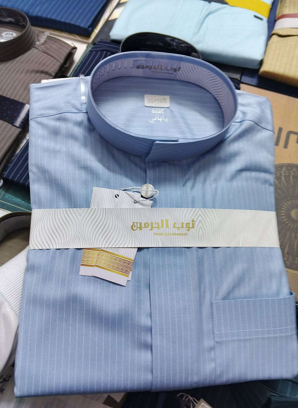 دشاديش رجالي موسم صيفي عرض نار 🌙.
قماش  درجى اولى ياباني قطني  نوعيته بزمه هد دبل ياخه 💯
سعر القطعه 20الف فقط .
قياسات متكامله( 62.60.58.56.)
العنوان مقابيل المصرف 
متوفر خدمه توصيل داخل الفلوجة فقط( ‏‪***********‬‏)وتساب
