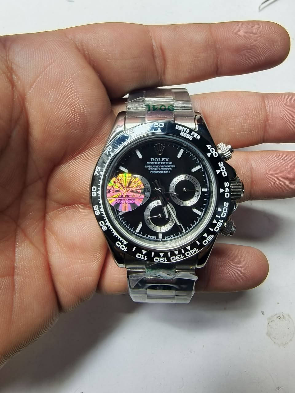 دايتونا ماستر اوتماتيك تكويك خزن طاقة ٣٠ساعة لامينوس سناتر كلها شغالة السعر ٨٠الف شامل التوصيل ***********
