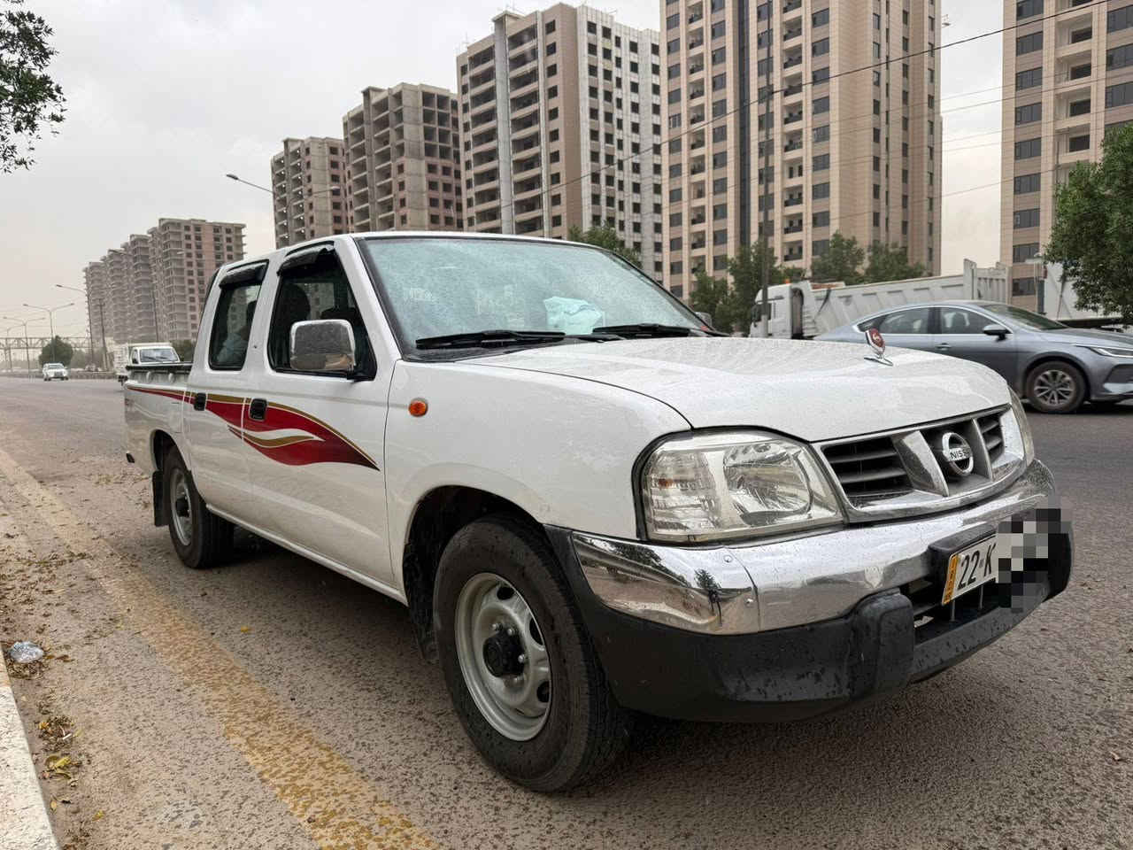 نيسان بيكم ٢٠١١
بيها شبر صبغ فقط + مكانات بارد قليله 
محرك كير تبريد صدر كله كفاله 
تايرات جديده 
رقم اربيل مميز تحويل مباشر
السيارة نصبتها حلوه  
السعر ١٢٨ ورقه
العنوان بغداد الغزاليه
*********** يوجد واتساب
