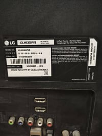 LG ٤٣ • بنل مكسور • بغداد الشعب
