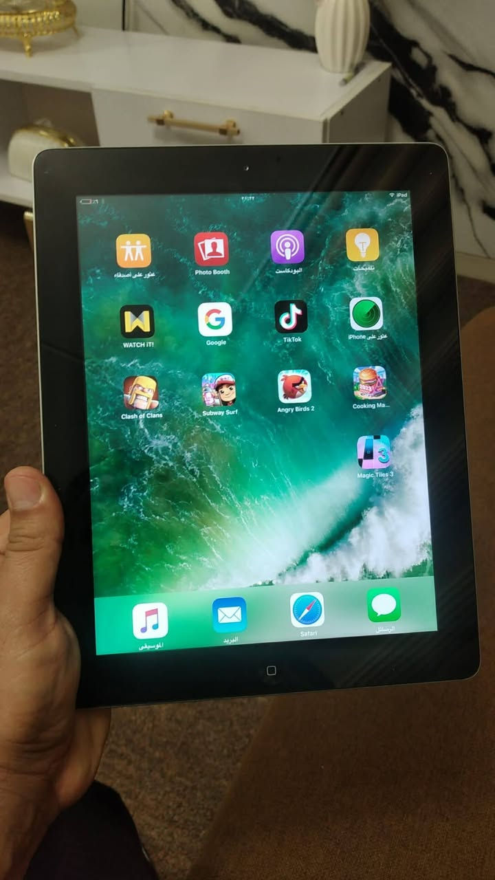 ايباد نوع ايفون
نظيف جدا غير داخل تصليح سعره 75 قفل.


**إذا كنت صاحب هذا الإعلان وتريد حذفه لأي سبب، رجاءا أرسل رسالة إلى الدعم الفني**