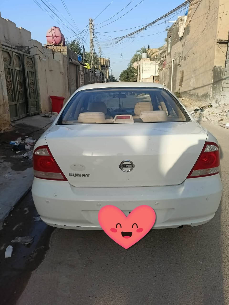 نيسان سني 2009 للبيع سياره نضيفه استخدام شخصي مكان ناصريه مركز رقمه ذي قار مميز بيه ضربه بلخشم مال بنيد والباب لخلفي مرجع ع بارد تبريد تدفئه كهربائيات كله شغاله سياره فول جام كهربائي تواصل ع رقم ***********
السعر 95 وبيه مجال بسيط
