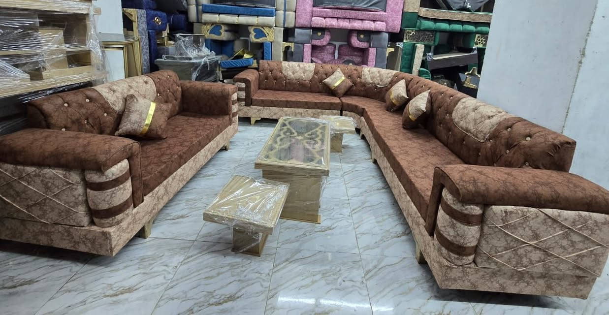 ⛔️رمضان بجمعنا نقي ايا طقم وخود 3طاولة هدددية مليونين ونص 
للتواصل مع مفروشات المحبة
 واتس #اتصال0996910640😍
📲لحق حالك واحجزز :
🛑الطقم المميز والاكثر طلب
😎#طقم #كنبايات9أشخاص
🔴#المواصفات: 
 ✅  خشب شوح
✅#سفنج ع 12سم. ممتاز اول
✅#قماش مرمرة مخمل
✅#صندوق 😍
✅#الطراحة متحركة مذودة بسحابات لسهولة الغسيل🌙
# قواعد لوكنز لون الدهبي


**إذا كنت صاحب هذا الإعلان وتريد حذفه لأي سبب، رجاءا أرسل رسالة إلى الدعم الفني**