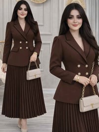 طقم أنيق • دابل هورم إيطالي • مقاسات ٤٠-٥٠