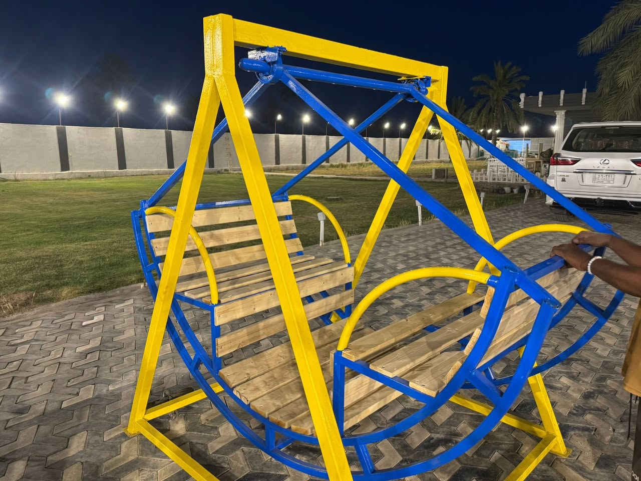 مرجوحة حجم صغير نفرين
مرجوحه حجم كبير 3 نفرات

قمرية وبدون قمريه حسب طلب الزبون 

‏مكاني بغداد جديدة 

للاستفسار خاص.               .            0️⃣7️⃣7️⃣8️⃣3️⃣4️⃣8️⃣3️⃣3️⃣4️⃣8️⃣


**إذا كنت صاحب هذا الإعلان وتريد حذفه لأي سبب، رجاءا أرسل رسالة إلى الدعم الفني**