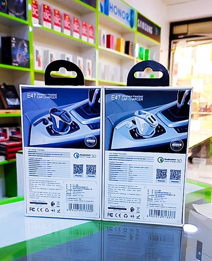 السلام عليكم ورحمة الله وبركاته 
                 👈  عرض خاص 👉

متوفر لدينا ألان شاحن سيارة من ماركة هوگو العالمية بمواصفات عالية جداً  تحتوي على منفذين شحن مع سماعة أيربود 
     
             ⬇️⬇️⬇️⬇️⬇️⬇️⬇️
⚡ قدرة شحن 18W حقيقي 
⚡ شحن جميع الأجهزة 
⚡ منفذ شحن طبيعي 
⚡ منفذ شحن سريع 
⚡ سماعة أيربود تربط على جميع الأجهزة عن طريق ( بلوتوث) تعمل 50 ساعة لمرة واحدة من السجن بطارية ليثيوم 🔋
⚡ يدعم خاصية الشحن الذكي في حالة وصول شحن الجهاز 💯 % يتم فصل الشحن تلقائيا 
⚡ ضمان حقيقي لمدة 12 شهر من قبل الوكالة في وجود أي خلل يتم الاستبدال من قبل المكتب 

علق بكلمة ... سعر ... يتم الرد 
العنوان 👈 المسيب شارع المستشفى مقابل صيدلية أوكسجين 

                (  الجبال للموبايل )

***********
***********

اشتري قطعة واحدة وأحصل على هدية من قبل المكتب
