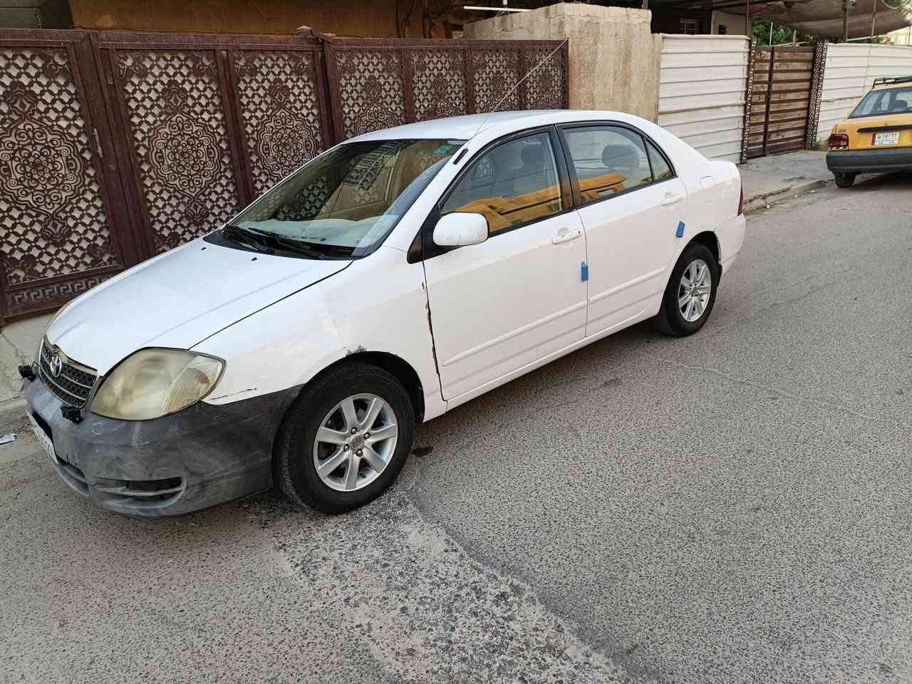 كورلا موديل 2001 مكينه 1800 سياره جاهزه مكينه گير تبريد صدر تخم تاير بسمي هزه جديده رقم بغداد صبغ حزام بدون حادث السعر 63 بيها مجال بسيط *********** بغداد الرسالة الثانيه
