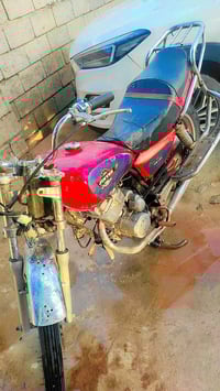 دراجه جني موديل 2017 بدون اوراق مكينة مكفولة سلف شغال   السعر 150 وبي ...