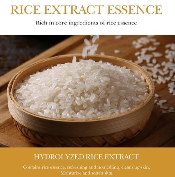 صابونة الأرز الطبيعي BIOAQUA Rice Raw Pulp Essence Soap هي صابونة مرطبة ومغذية غنية بخلاصة الأرز الطبيعي
فوائدها...
* تنظيف عميق : تنظف البشرة بعمق وتزيل الشوائب والزيوت الزائدة والاوساخ المتراكمة في المسام
* ترطيب وتغذية : غنية بخلاصة الأرز والفيتامينات والمعادن التي ترطب وتغذي البشرة بعمق مما يمنع الجفاف ويحافظ على نعومتها 
* إشراقة وتوحيد اللون : تساعد على إشراقة البشرة وتوحيد لونها وتقليل البقع الداكنة والتصبغات 
* تهدئة وإصلاح : تساعد على تهدئة البشرة المتهيجة والمساهمة في إصلاحها 
* مناسبة لجميع أنواع البشرة : ملائمة لمختلف أنواع البشرة بما في ذلك الحساسة والدهنية والجافة 
* التحكم في الزيوت : تساعد في التحكم في الزيوت الزائدة بالبشرة 
طريقة الاستخدام :-
يغسل الوجه او الجسم بالماء الدافيء
تبلل الصابونة بالماء الدافيء وتوضع الرغوة على المنطقة المرغوبة وتدلك بلطف بحركات دائرية لمدة دقيقة واحدة ثم تشطف البشرة جيدآ بالماء 
كل ماهو مفيد لك سيدتي نوفره لكم 
للطلب مراسلتنا على الخاص 
او عن طريق الواتساب ***********
يوجد لدينا توصيل لجميع محافظات العراق
#صابونةالتفتيح
#صابونةالأرز
#صابونةالتبيض
#صابونةبشرةناعمةوبيضاء
