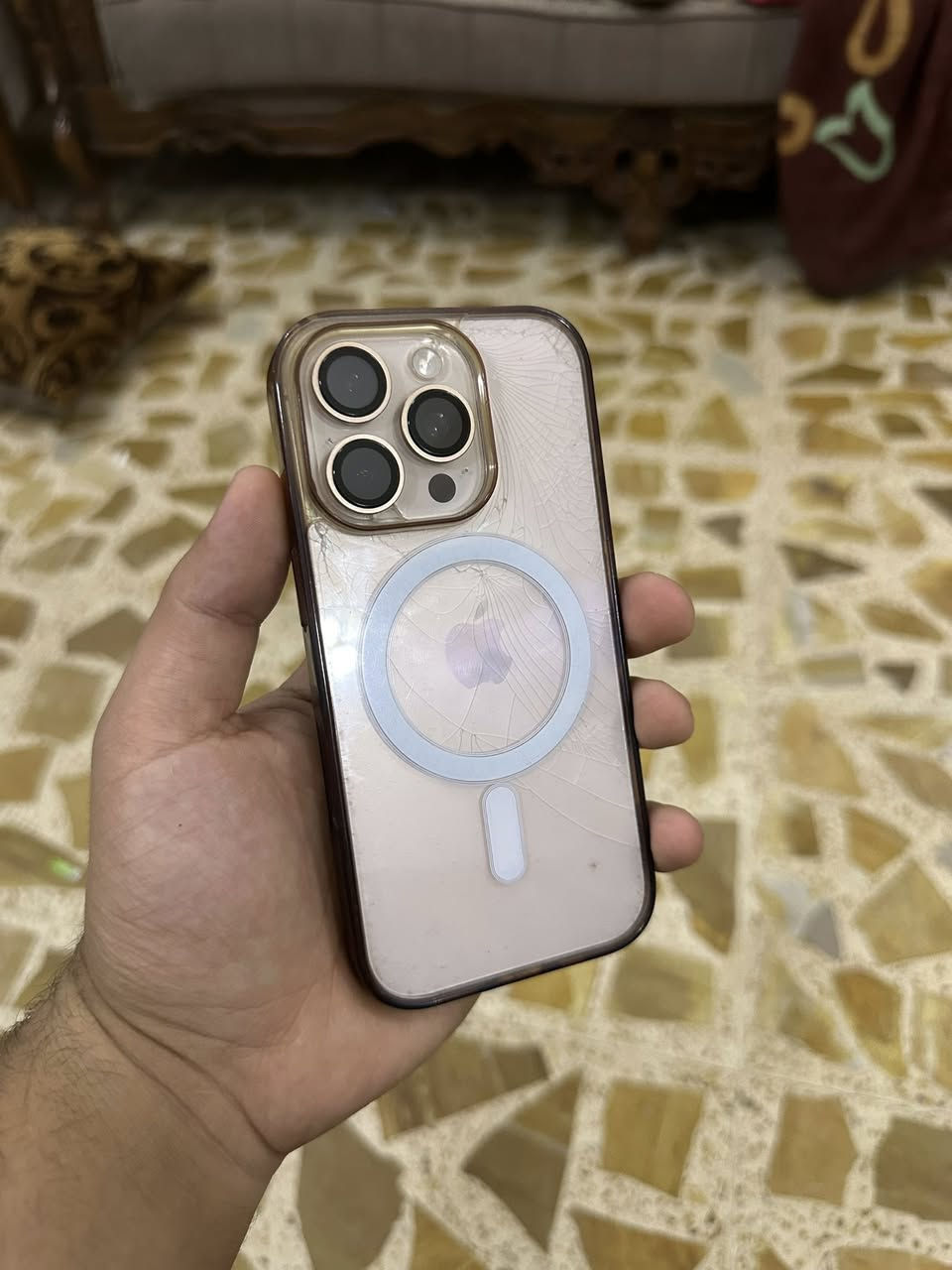 سلام عليكم
 
مستعجل كلش كلش على بيعته ب950 قفل قفل قفل 🔒 

ايفون 16 برو مكفول كفالة عامة من كلللل شي ما عدى الضهر بطاريتة 90 ذاكرة 256 مكاني بغداد البياع ***********
