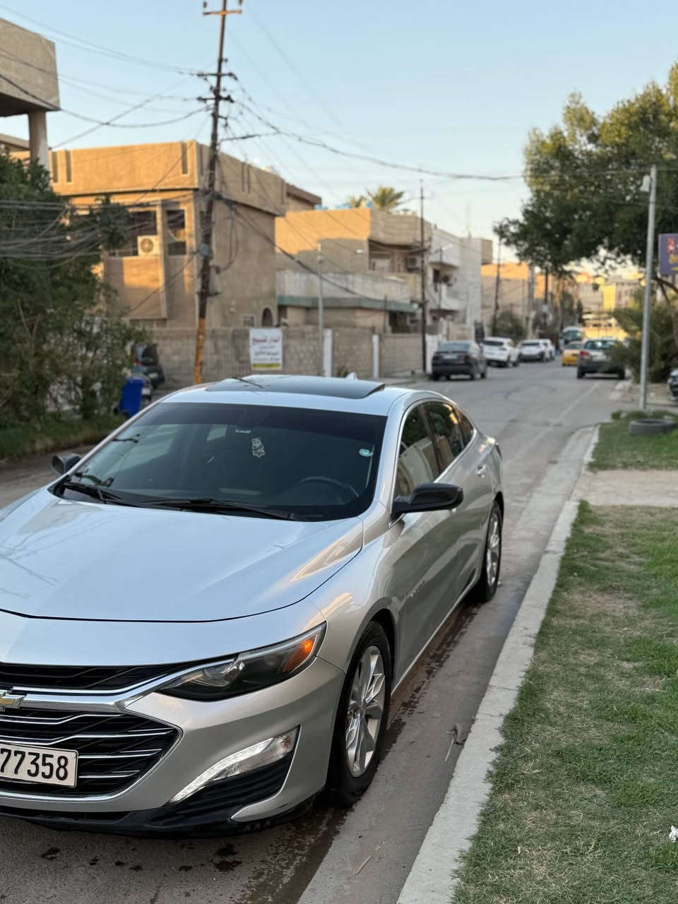 السلام عليكم 
ماليبو 21 
 فول موصفات lt2
ايرباك برده فقط 
دركه دشبول سليمات
مراوح راديتر ع وضع الشركه
ماشيه111 قابل للزياده
موصفات السياره
بانوراما
شاشه جبيره
نظام كار بلي بلوتث 
دكمه اوتو ستوب 
بجم لد زنون عالي ناصي
لد نهاري
تشغيل بصمه
تشغيل عن بعد
تبريد قطعتين
 تبريد منفصل مناخين
بك لايت لد طياره
سبايدر صندوق اسود
كشنات هيتر
كشن سائق كهرباء 
تحكمات ستيرن
كروز سرعه 
ستيرن فوليوم
مرايا كهربائيه
لايتات أوتو
نظام car play + Android + نظام Gps
مسجل Aux USB Bluetooth Cable 
ويل كب 17 شركه

صور الحادث موجوده باب مبدل بلاد  بدون صبغ وجاملغ نفسه معدل بارد
 وهنا بلعراق  
البنيد صبغ 
يعني قطعه وحده صبغ بيها 
سعرها 119&بيها مجال بسيط 
مكاني بغداد سبع ابكار
*********** بغداد, العراق
