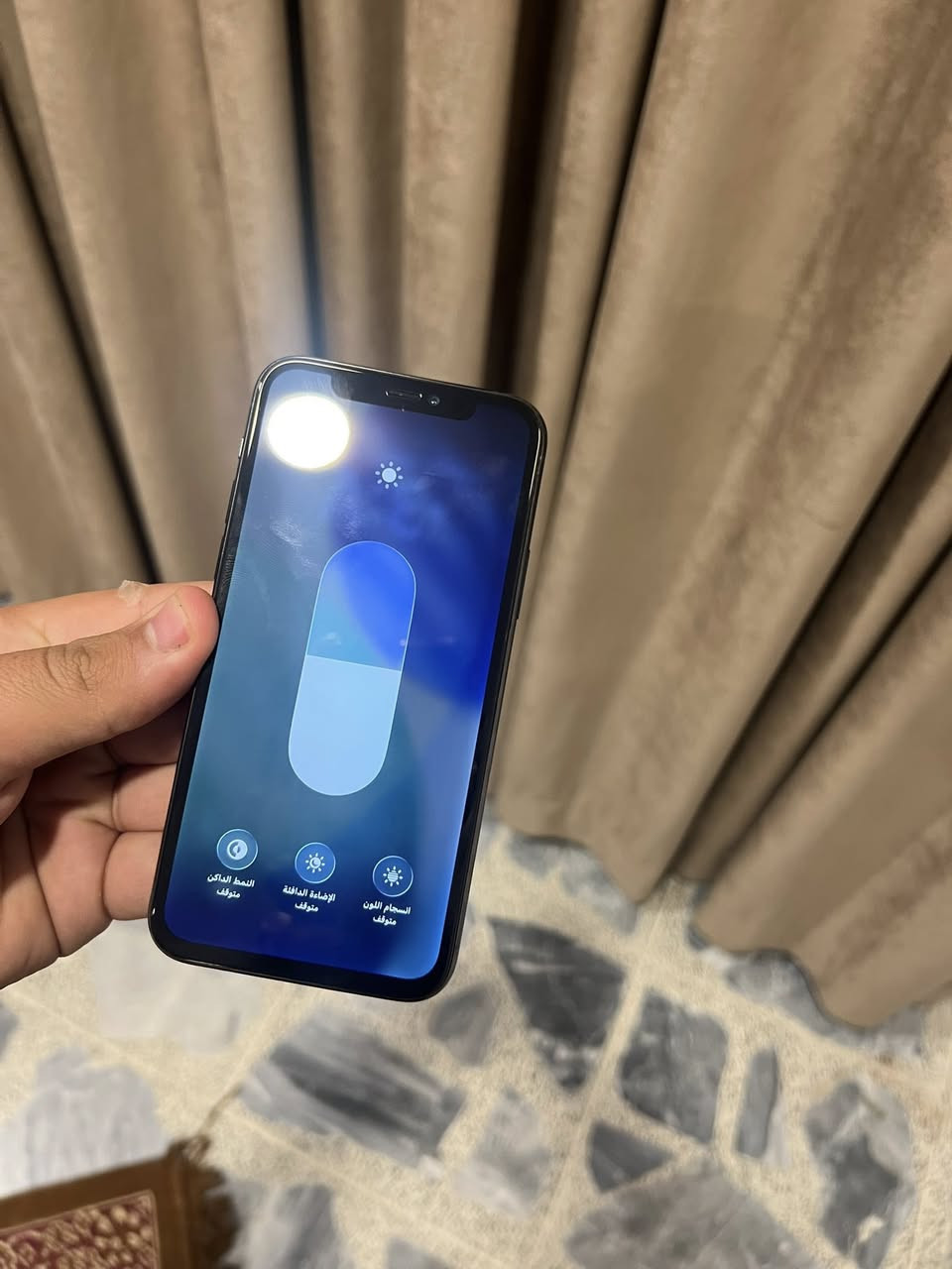 السلام عليكم
ايفون 11 برو…. مو الماكس 
ذاكرة 64
بطارية 68 🔋
الجهاز دبل سيم 🔥 za
الجهاز مبدل شاشة اصلية فيس ايدي شغالة
الجهاز بي بياض قليل بل شاشة مايبن الا تركز بي
السعر 190وبي مجال 
الشراي يتصل
موجود واتساب ***********
مكاني موصل ايسر
