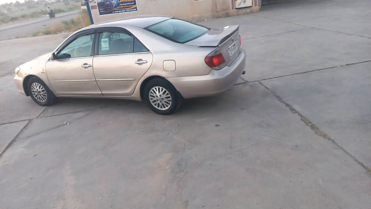 سياره للبيع نوع كامري موديل 2003
خليجي رقم بغداد دولي 
مكينته اربعه سلندر 
مكفول
تبريد ثلج
صدر جديد تخم تاير 
غرفته جديده
تخم ويلك حاويه 
سياره مصبوغه عام 
للاستفسار ***********
