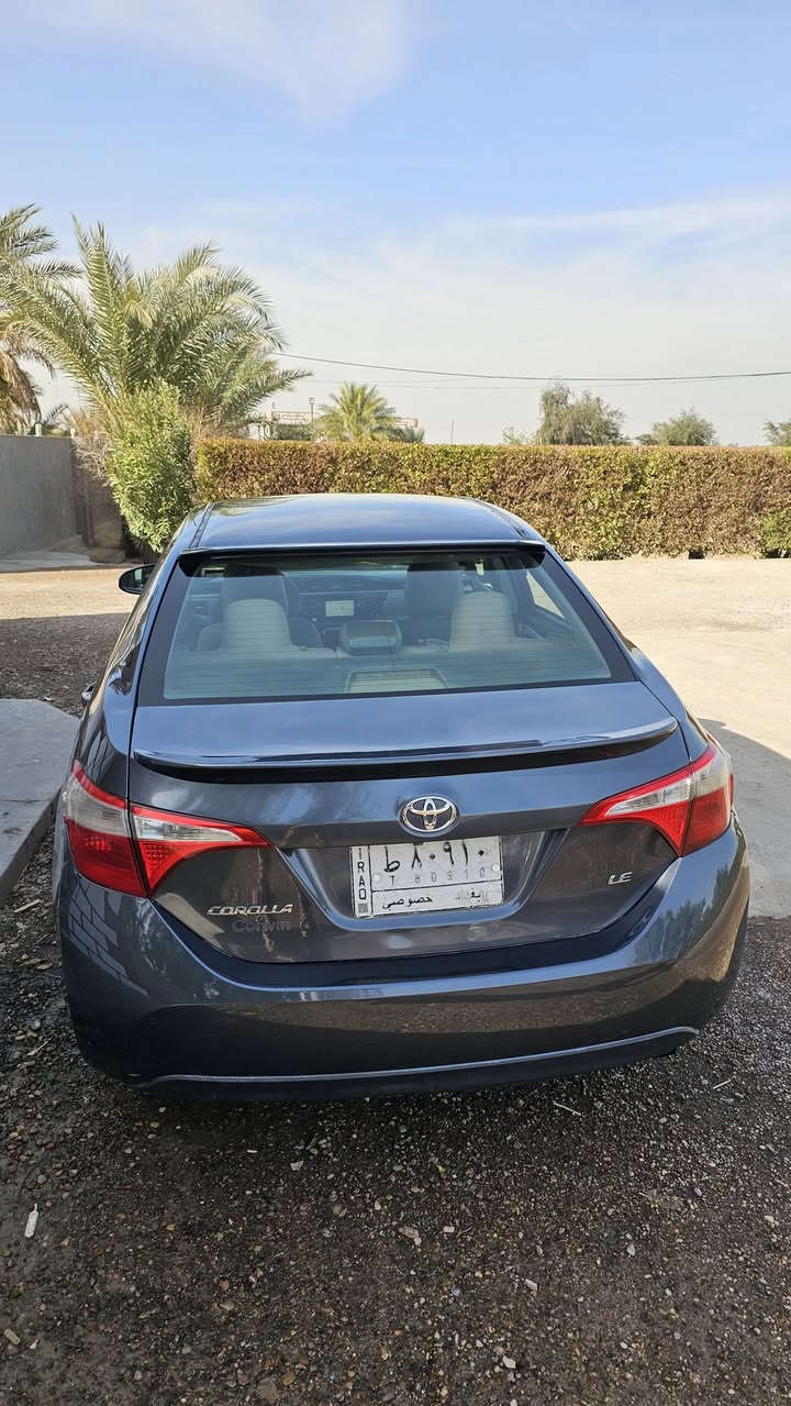 للبيع كورلا 2016 وارد امريكي رقم بغداد تحويل مباشر ضرر خلفي اشويه بل حوض و حالياً مصبوغه عام اثر جراد و شخوط بدون دواخل شواصي لغود كفاله مكينه كير كهربائيات حداديه تدفئة تبريد كله جاهز // مكان بغداد الامين// السعر(93$) و بيهه مجال للأستفسار (***********)
