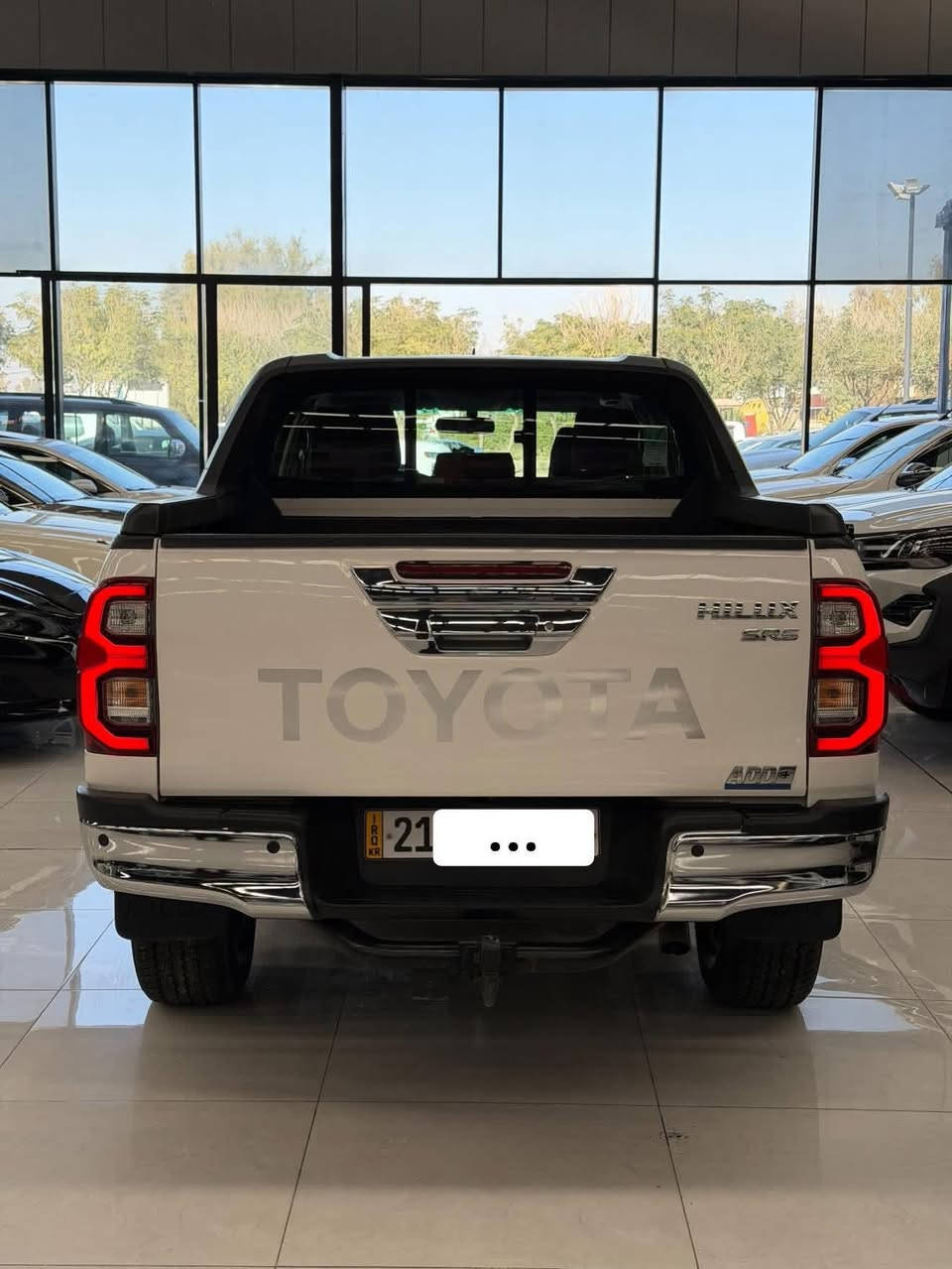 هايلوكس TRD 2021 شركة ساز محرك 6سلندر
بي شوى ملاحضة سونار موجود ماشى 166 الف
رقمها السليمانية بشرط تحويل و غرامة 
سعرها 318$ ورقا بى مجال قليل 
عنوان قضاء كلار شارع المعارض 
***********
