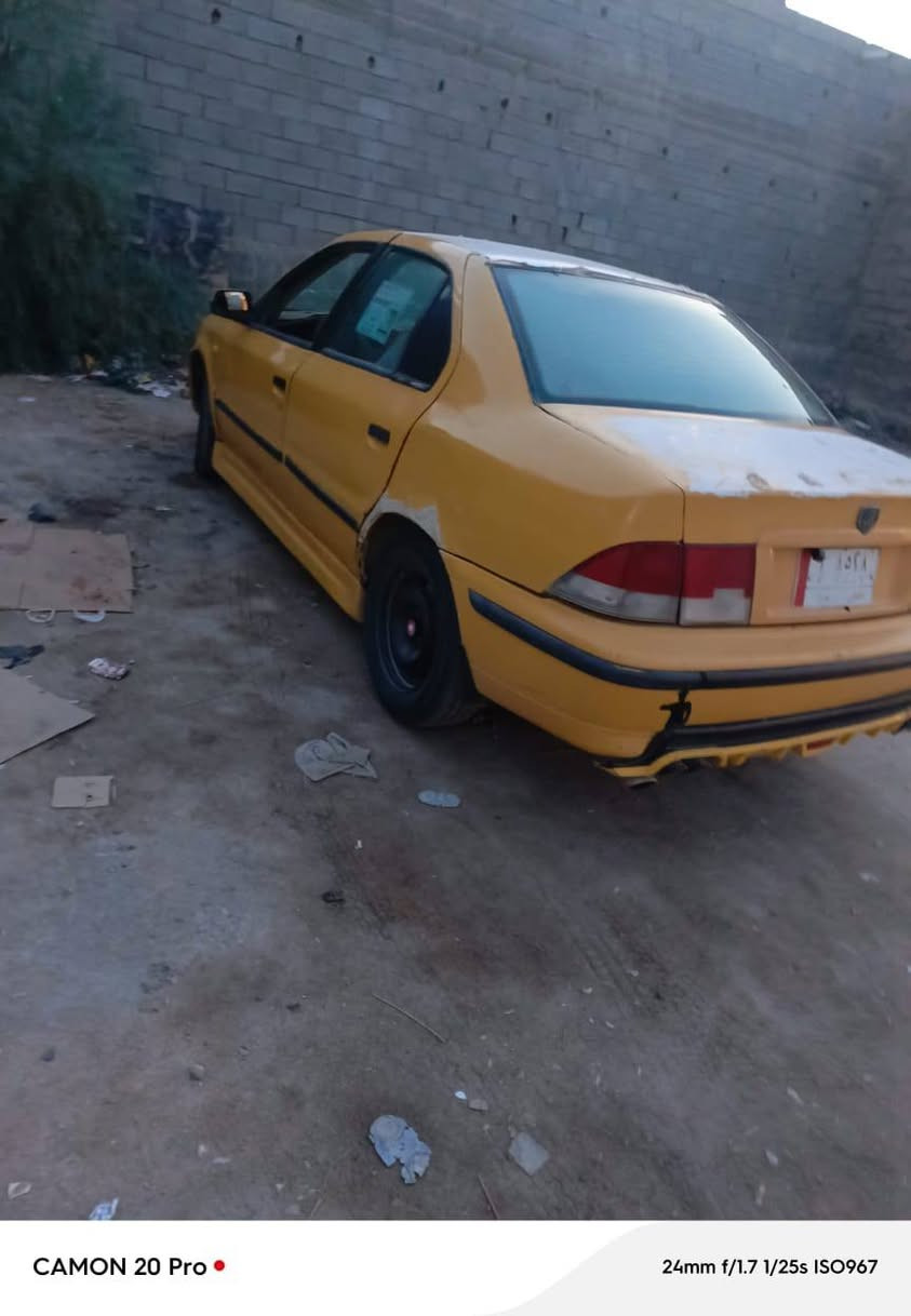 سمند للبيع مديل 2011 مكينه تبخر كير توه شاده بدون راعي سعر 16وبيه مجال البصره ابو  رقم ***********
