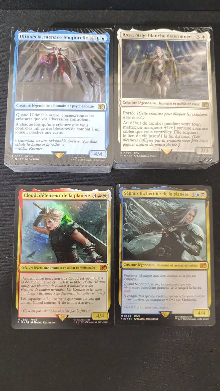 السلام عليكم 
دك ماجك بسعر مناسب 
📦 المحتويات:
• 2 دك جاهزة للعب (60 كرت لكل دك)
• مناسبة للمبتدئين واللاعبين الجدد
• تعلم اللعبة بسرعة وابدأ اللعب فورًا مع صديق
🎮 تجربة تجمع بين عالم Magic الاستراتيجي و Final Fantasy الأسطوري.


**إذا كنت صاحب هذا الإعلان وتريد حذفه لأي سبب، رجاءا أرسل رسالة إلى الدعم الفني**