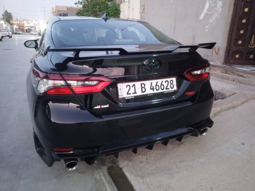 6 سلندر تي ار دي  

كشنات جلد (TRD) سبورت 

المواصفات السياره 

حساس خلفي ونقط عمياء.

تنبيه الخروج عن المسار .

تحذير تصادم.

وضعيات قيادة.

شفتات ستيرن.

وشاشه وكامره.

دخول ذكي وبصمه.

كشنات مختمةtrd.

ويل 19 مختم ايضا(TRD).

مكينه 3500  v6.

كزوز رياضي من تيوتا مختمtrd.

سيارة جديدة ماشية (40 مایل) 

رقم سيارة (سلیمانیة) 

سنويه جديدة  2029 بسمي تحویل ثاني الیوم

رقم الهاتف ***********_***********

سیارة كلین بدون دواخل بدون ارباك فقط امبدل بونید نفس كود نفس لون طوز, صلاح الدين
