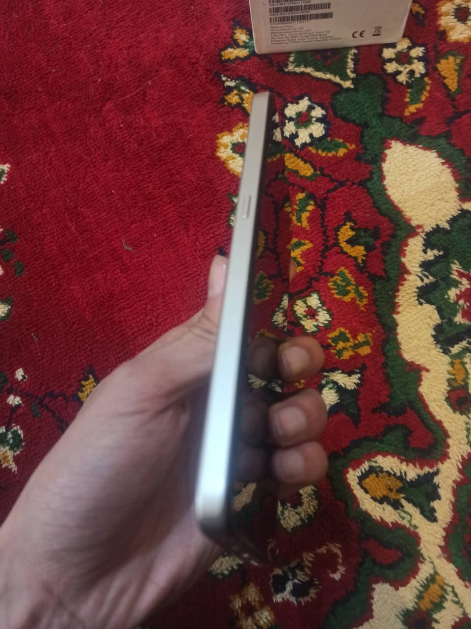 هونرx7d جهاز مكفول شرط الفحص نضافه كدامك الصور 256/16 سعره🔥(165وبي مجال) مواصفاته شاشةحجم6/77بتردد120هرتز بطارية6500شحن سريع صوت ستريو ضد الماء والصدمات كامرات108ب بجي 60فريم شرط 🔥ويدعم الذكاء الاصطناعي بزر خاص على الجانب مكاني نجف ورقمي ***********
