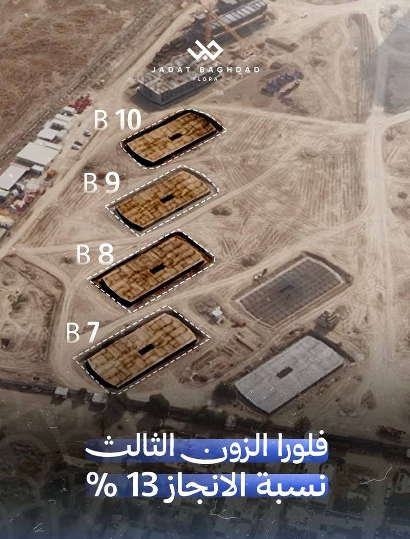 شقق فلورا جادة بغداد - تقاطع العامرية
مبيعات شقق فلورا – جادة بغداد مستمرة وبإقبال واضح ✨

والحمدلله أكو مبيعات فعلية، 
والاهتمام يزيد يوم بعد يوم في جادة بغداد 😍

اتصل بنا على: ***********
