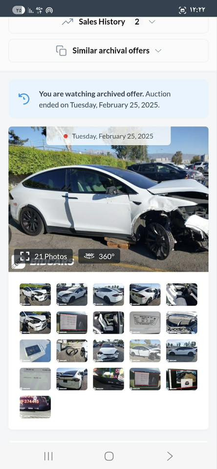 تيسلا مودل x بليد 3 ماطور موديل 2023 يعني 1020 حصان كشنات VIP منفصلة السيارة مرقمة بغداد حادثها بجم مثل مموضح بالصور ايرباكات سليمة 3 وضعيات قيادة من ضمنها النقش المربع السعر المعروض ماتوقع اتحصلون اختها قفل 39000$ يعني 3 شدات و90 والسيارة خير من الله للتواصل ***********
