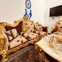 تخم زان مصري دمياطي 10 مقاعد  مع طبله وسطيه مرمر  مكانه الحريه  للتواص...