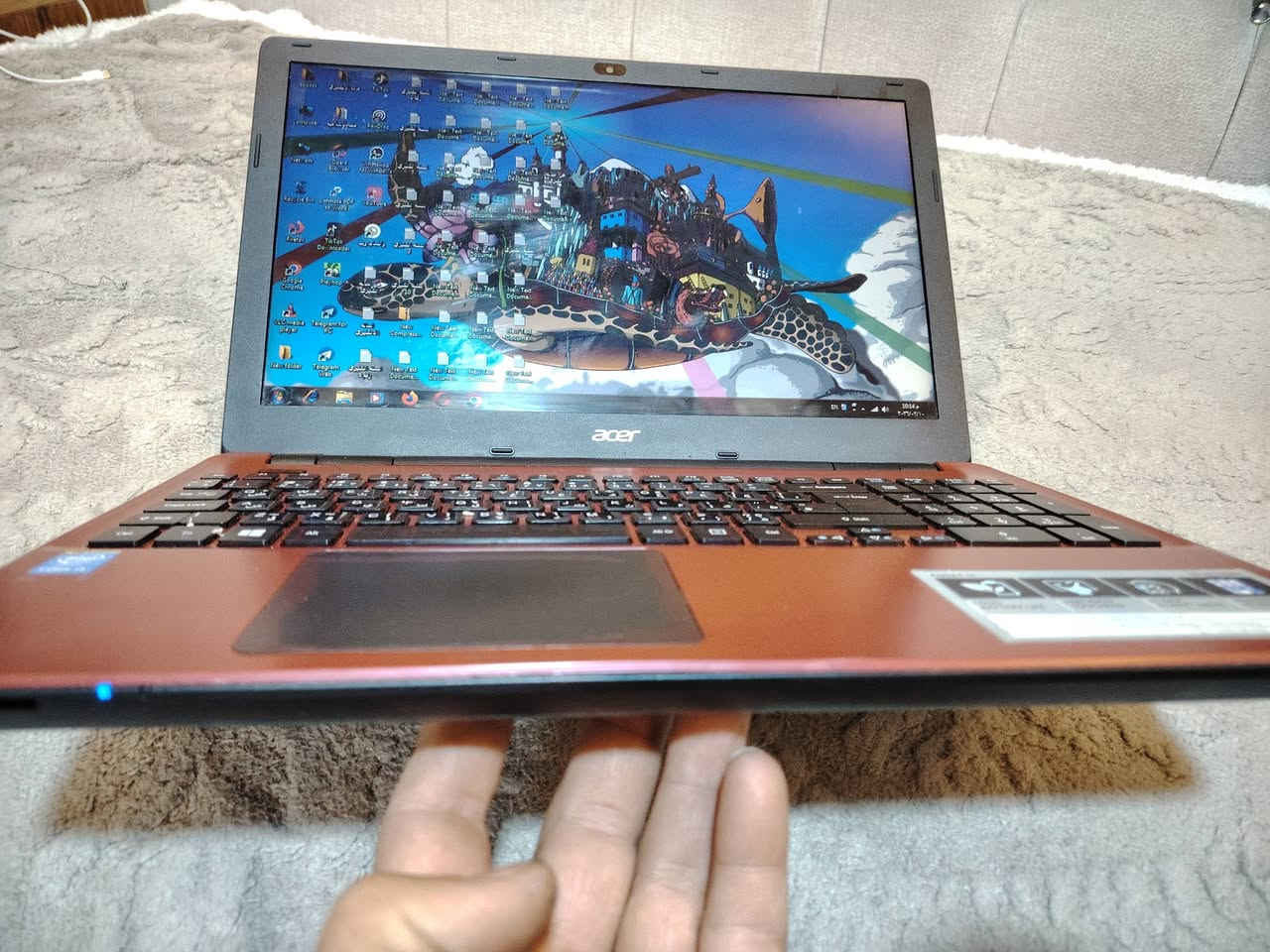 لابتوب للبيع 125 قفل ويا شاحنه لاصليه بطاريه دوم ساعتين تقريبا
بس الصوت اذا يتعله 100% يصير تقطيع واذا 75% يصير طبيعي عنوان بغداد المدائن ***********
