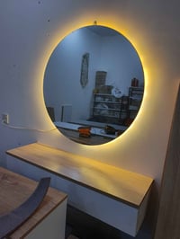 ميز كونسول • مراية LED • طول ١م