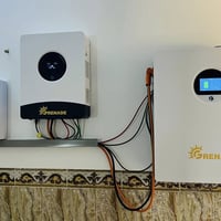 طاقة شمسية • ألواح لونجي 615 • انفيرتر كريند