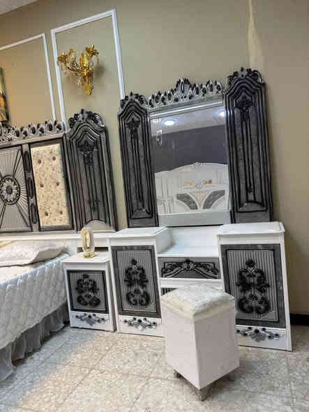 متوفر الان موديل جديد ..
غرفه نوم داخل معاكس خشب 3 ملم
خارج تحفير sns انديف 5 ملم

الصبغ حراري درجة اولى

6باب  متكونه من 9قطع

زاويه تصميم كنتوري بارتفاع الكنتور

السرير بلاويد اسود 6ارجل

قياس الكنتور ارتفاع 2.40 وعرض 3.20

السعر مليون 👉👉👉

سعر الشازلون الخزان 75 الف 

سعر الشازلون المقعد 50 الف
النقل والشد مجاني الجميع المحافظات
🚗🚗🚗توصيل مجاني  جميع محافظات العراق 🚌🚌🚌

للحجز  ثبت رقمك وعنوانك

واتساب    ***********
