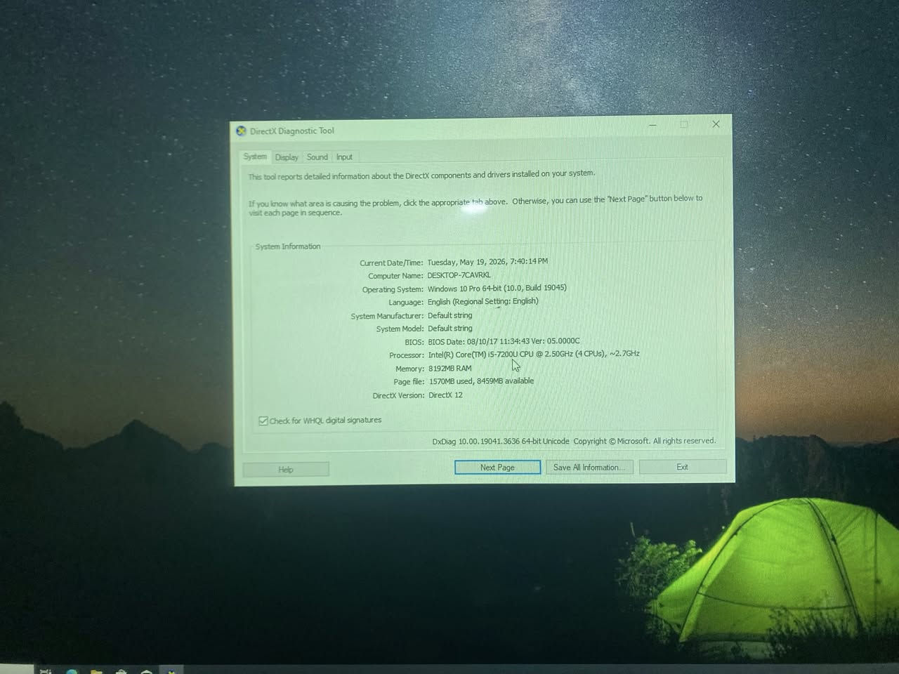 حاسبة متكاملة All-in-One للبيع 💻
جديدة تماماً (زيرو) ما مستخدمة، فقط منصب الها ويندوز وجاهزة للشغل!
الجهاز عبارة عن شاشة وكيس مدمجين بقطعة واحدة أنيقة ومتاخذ مساحة وبدون هوسة وايرات.
🛠️ المواصفات والملحقات:
 المعالج: Intel Core i5 (الجيل السابع i5-7200U).
 الرام: 8 جيجابايت (8GB).
 كارت الشاشة: Intel HD Graphics 620.
 النظام: Windows 10 Pro جاهز ومحدث.
 الملحقات: يجي وياها الماوس والكيبورد الأصلية مالتها بلاد.
💡 الاستخدام: ممتازة جداً للدراسة والجامعات، المكاتب والشركات، والأعمال الإدارية والتصفح.
📍 العنوان: بغداد - الشعب
📞 للتواصل (اتصال أو واتساب): ***********
