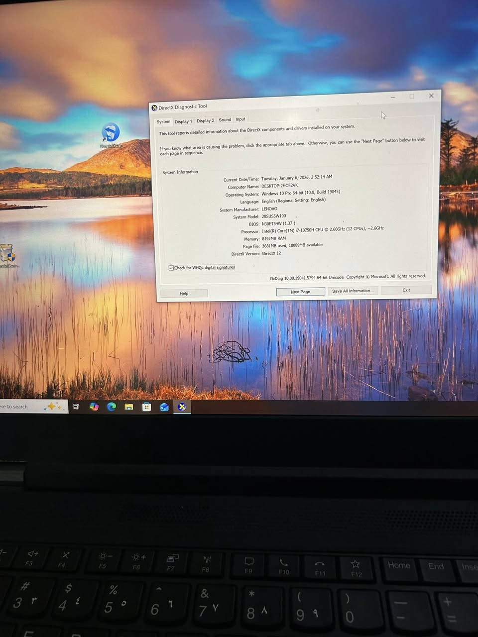 سلام عليكم
لابتوب لينوڤو 
مواصفاته داخل الصور 
السعر 600 الف وبي مجال بسيط 
التواصل  ***********
