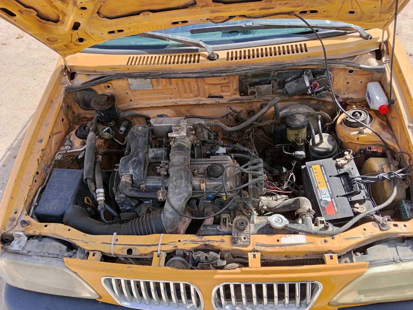 سلام عليكم
سايبا موديل 2011عظم
محرك جديد
صدر جديد
تخم تاير جديد
باتري جديد
شواصي نظيفة 
كهربائيات شغاله
رقم انكليزي دولي 
مصفرة هئية وغرامات تحويل مباشر
السعر(26)ورقة قفلها 
عنواني بغداد ابو غريب ***********
