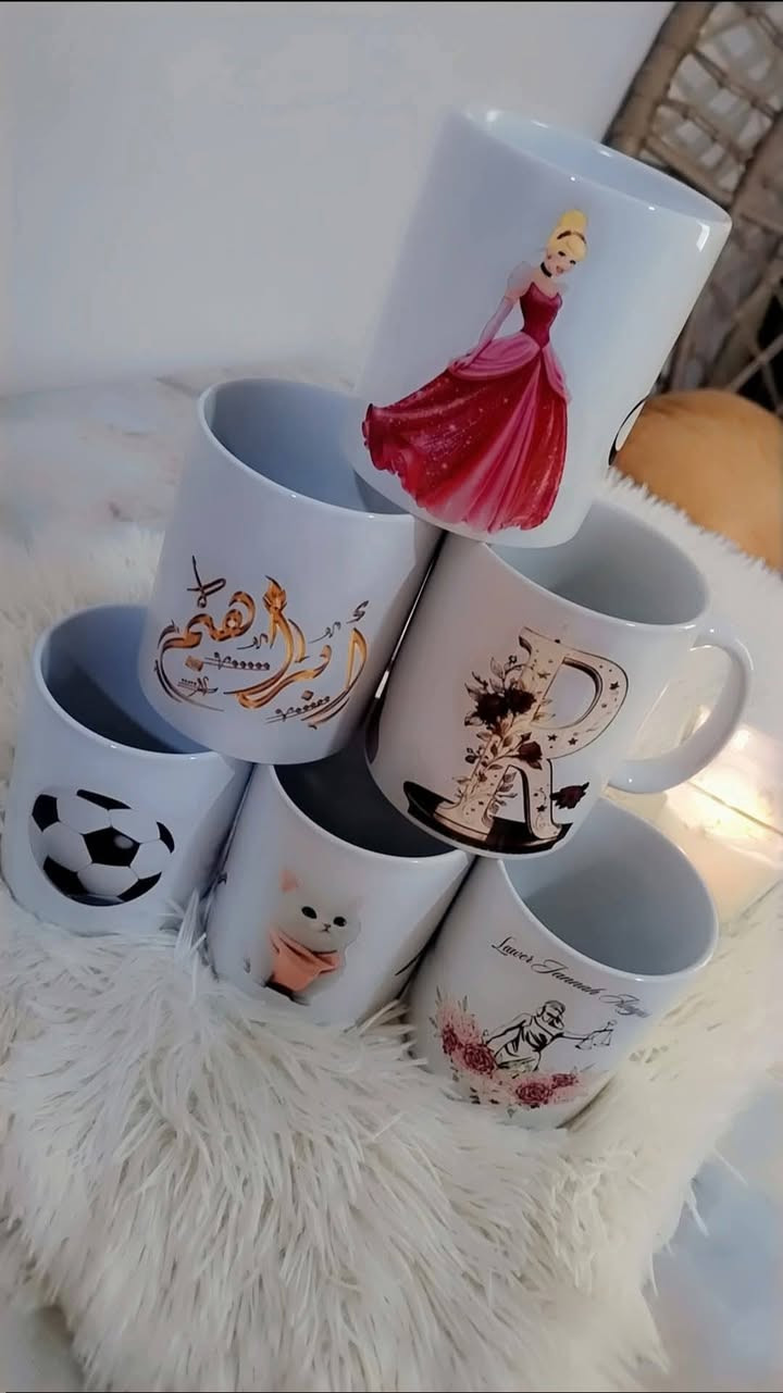 طباعة على الاكواب يوجد كادر نسائي للطبع الرجاء الاتصال على الواتساب 
الصور عليك والطباعة علينا... 
 الصورة من اختياركم🥰
من اجمل المقتنيات الشخصية والهدايا 🥰
كوب مصمم مثل متحبون 
✅️ طباعة حرارية ثابتة وبدقة عالية 

طباعة اي صورة أو اسم او عبارة على ذوقكم .... 
طباعة على الملابس 💟 صورة أو 🖋كتابة حسب الرغبة📝 
طباعة على الاكواب 🥃☕️ نوفر لكم نوعين من أكواب الماجيك والعادي ..♡♡
️يمكن طباعة صورك الشخصية 🖼️ او صور الأشخاص العزيزة على قلبك ❤ 
الاسماء والعبارات والصور على ذوقكم🌷
مجموعة من أعمالنا. ..... لي مهتمة تتفضل❤*********** رقم الواتساب

